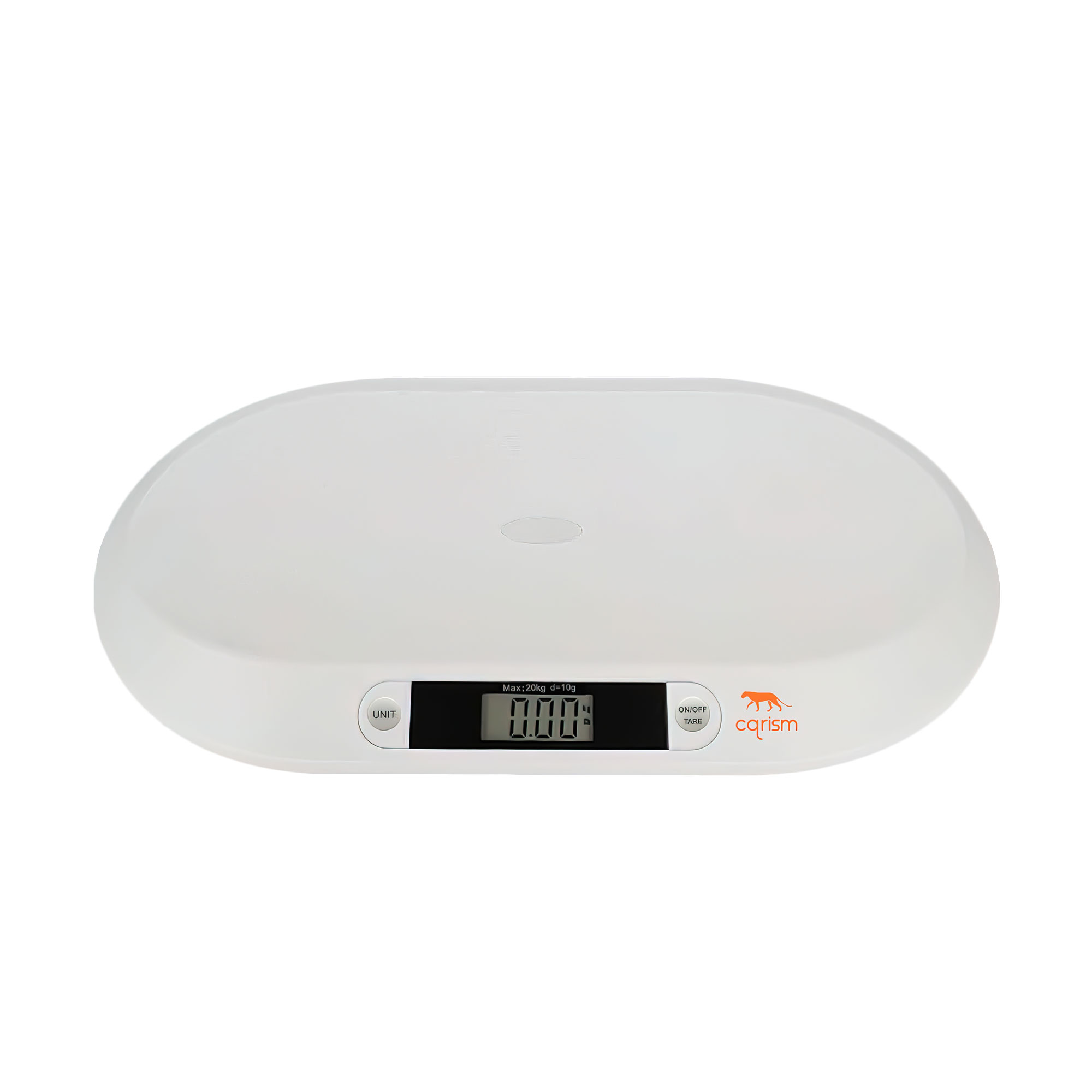 Baby Scale, Tare Function, Curved Platform With Ruler For Infants, Newborns